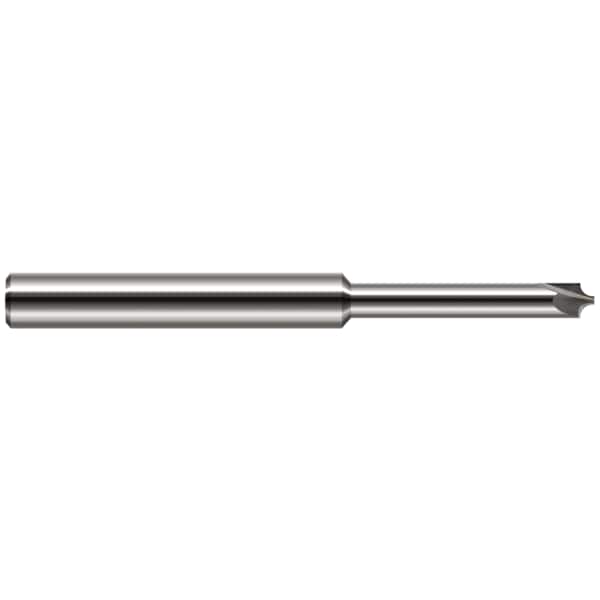 Corner Rounding End Mill - Long Reach - Flared, 0.0050"